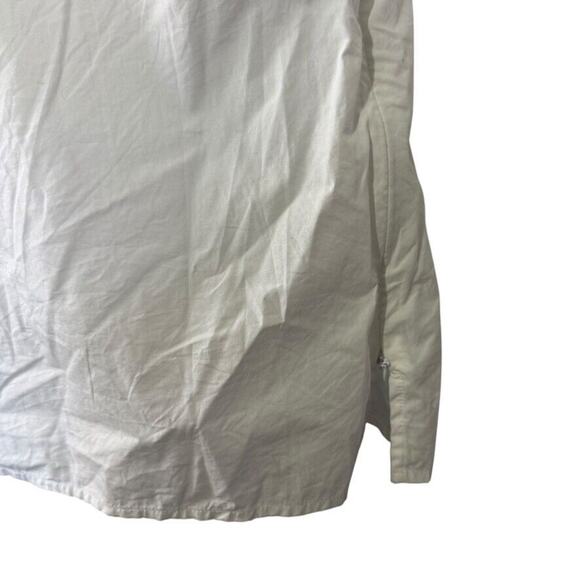 Talbots White Cotton Womens Sleeveless Top Beaded Rhinestones Colorful Shirt 12 - Picture 8 of 16